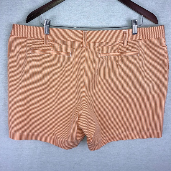 Land's End orange and white stripe shorts - Picture 5 of 6